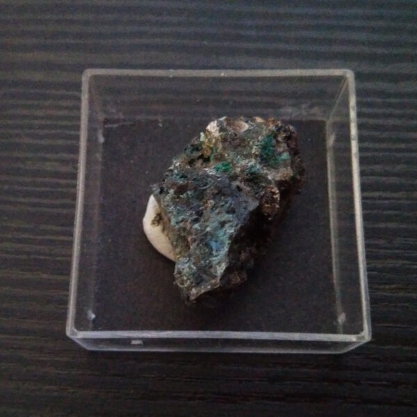 Linarite, Malachite, Anglesite Sclaignaeaux, Belgium