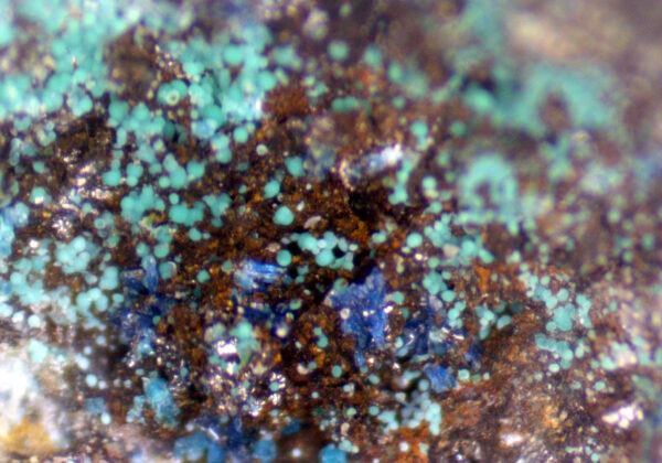 Linarite, Malachite, Anglesite