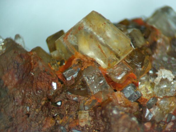 Baryte with goethite