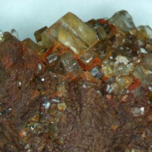 Baryte with goethite