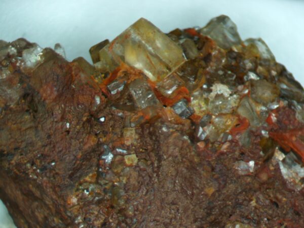 Baryte with goethite