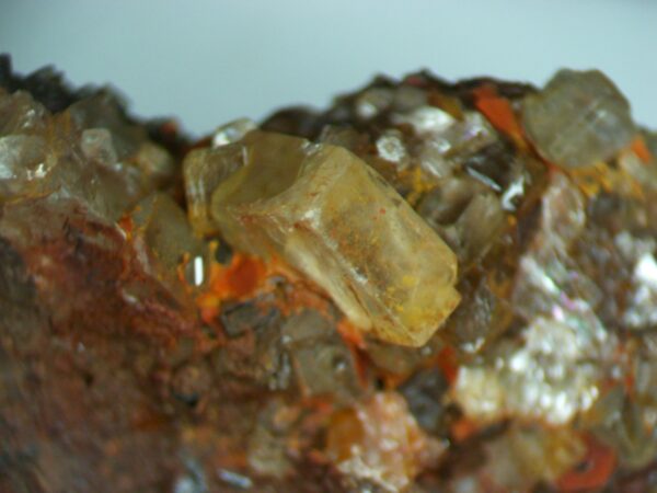 Baryte with goethite