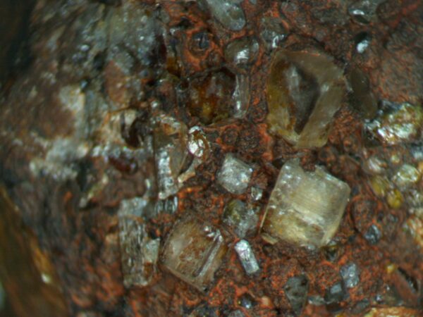 Baryte with goethite