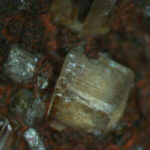 Baryte with goethite