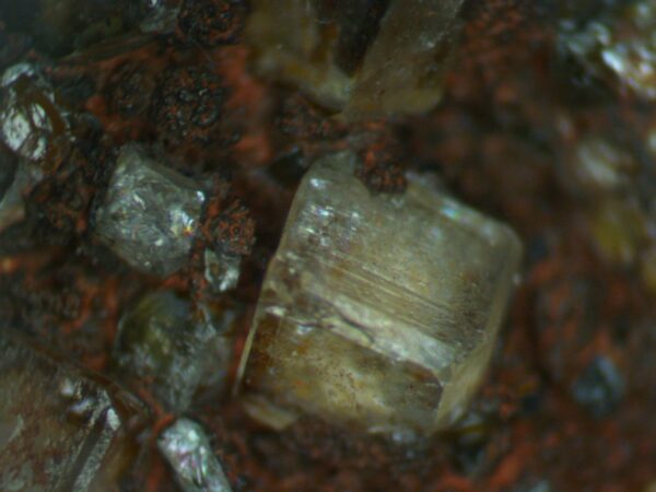 Baryte with goethite