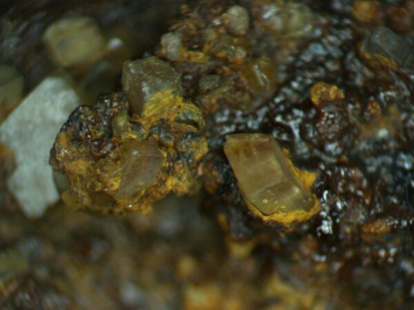 Baryte with goethite