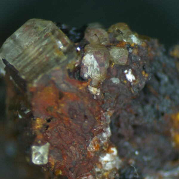 Baryte with goethite