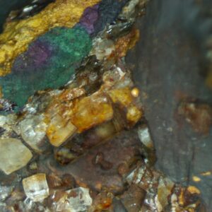 Baryte with goethite