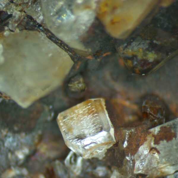 Baryte with goethite