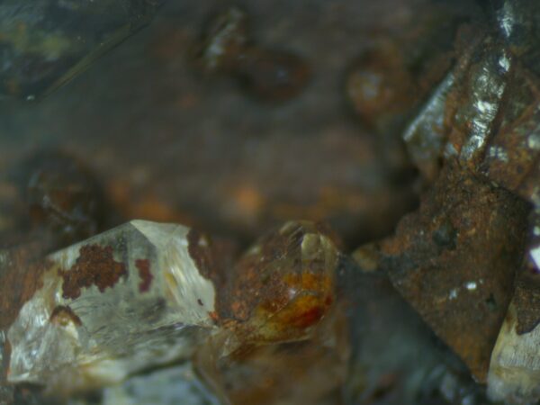 Baryte with goethite