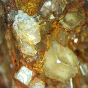 Baryte with goethite