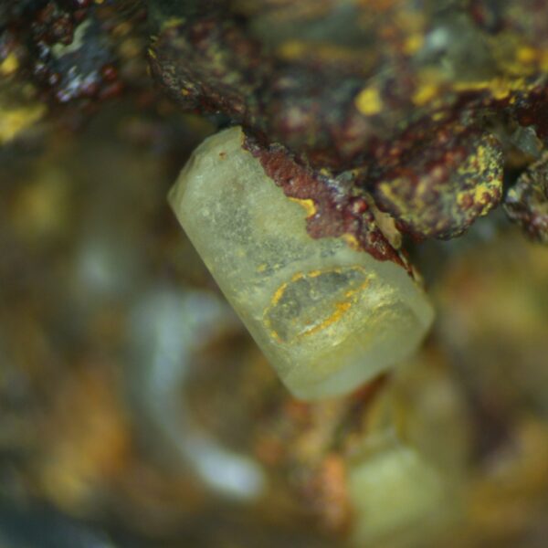 Baryte with goethite