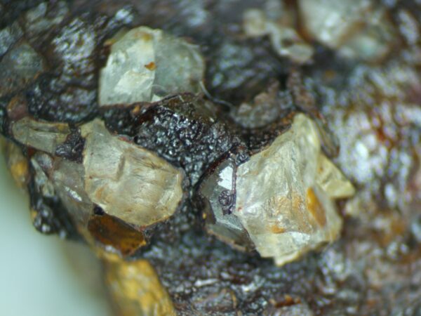 Baryte with goethite