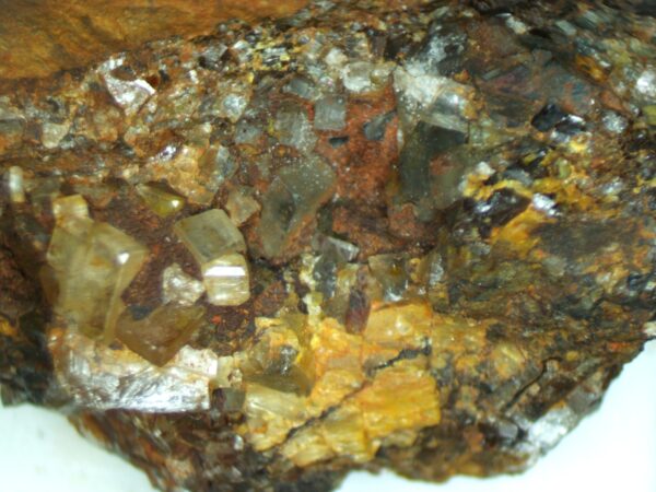 Baryte with goethite