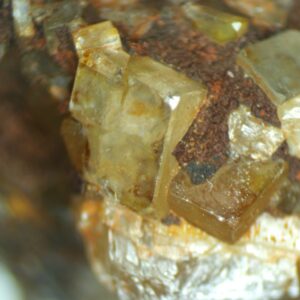 Baryte with goethite