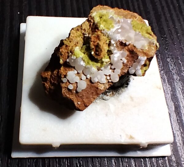 Calcioferrite, Carbonate-rich Fluorapatite