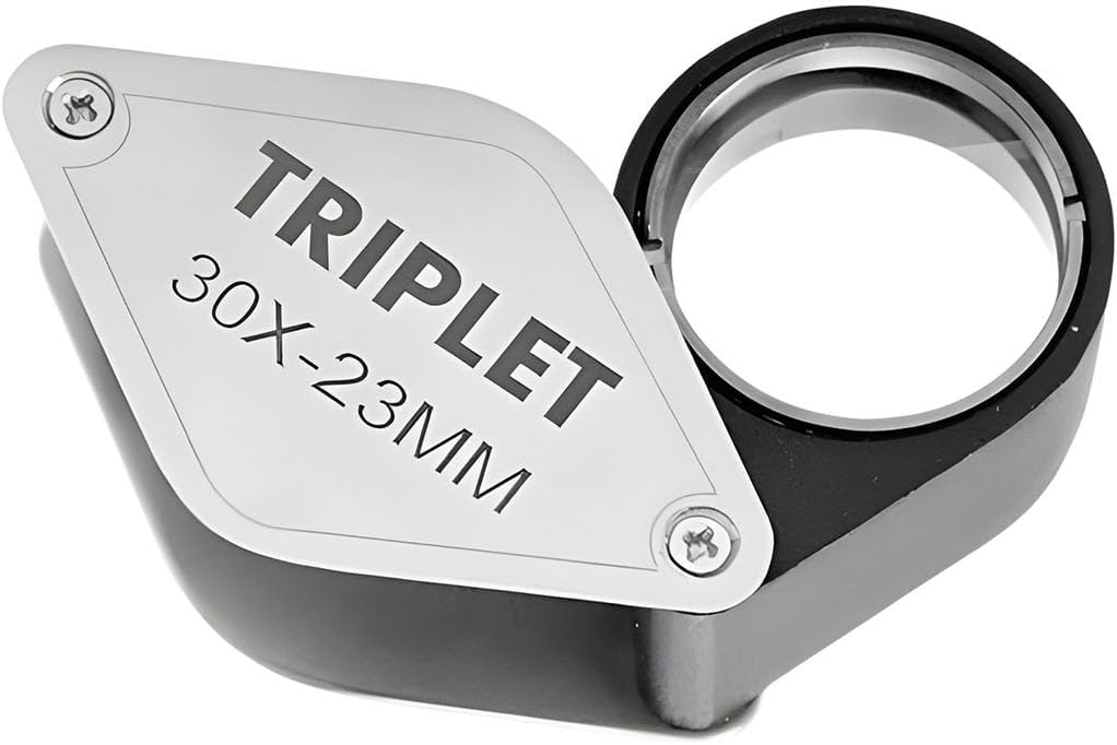 30X Jewelers Loupe Triplet