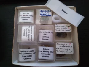 Mineral collection, minerals from Greece